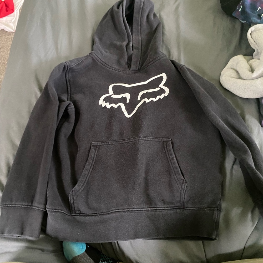 Fox Black Logo Sweatshirt Hoodie